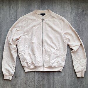American Apparel Amelia cream bomber jacket deadstock 2016 size womens M